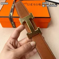 $56.00 USD Hermes AAA Quality Belts For Men #1309671