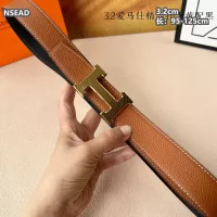 $56.00 USD Hermes AAA Quality Belts For Men #1309671