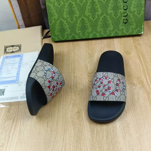 Replica Gucci Slippers For Men #1309758 $36.00 USD for Wholesale