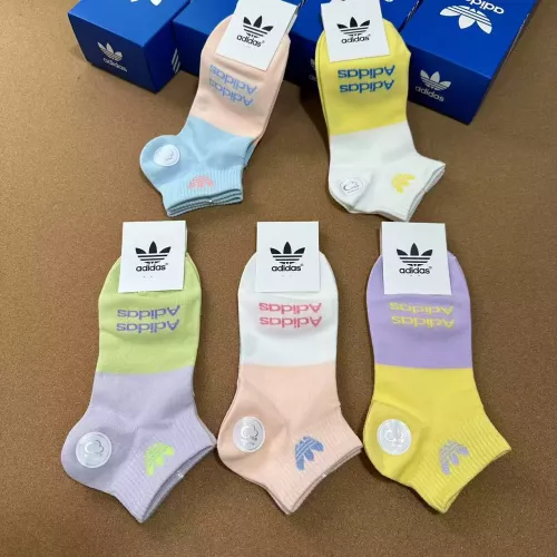 Replica Adidas Socks For Women #1310444 $25.00 USD for Wholesale