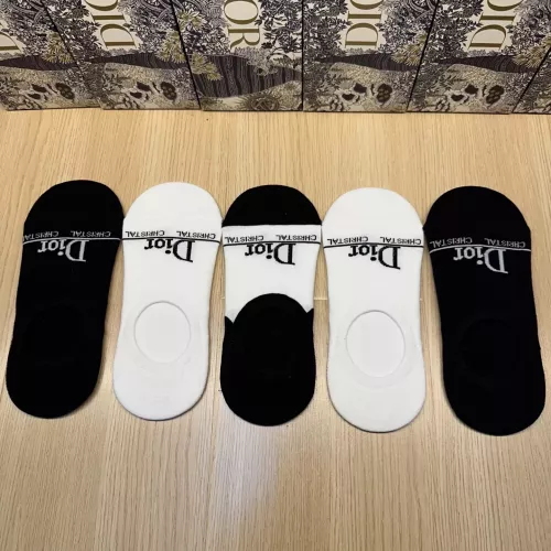 Replica Christian Dior Socks For Women #1310585 $25.00 USD for Wholesale