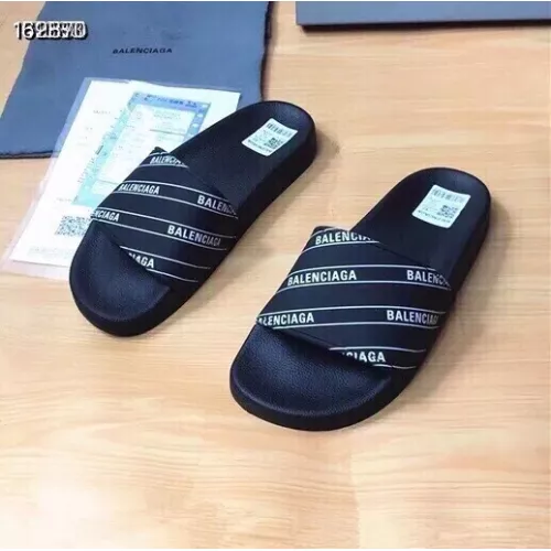 Replica Balenciaga Slippers For Men #1311095 $45.00 USD for Wholesale