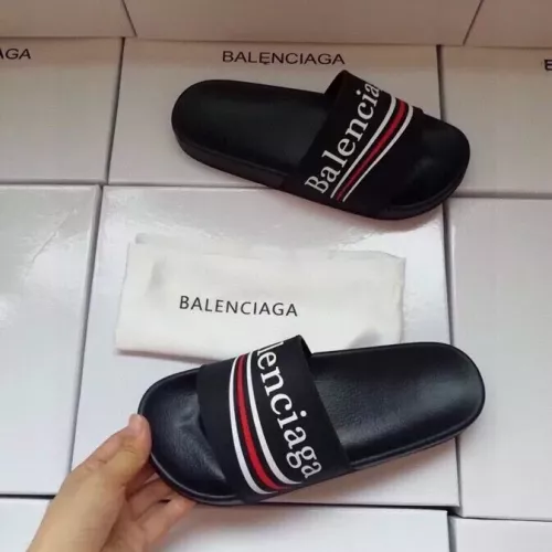 Replica Balenciaga Slippers For Men #1311128 $45.00 USD for Wholesale
