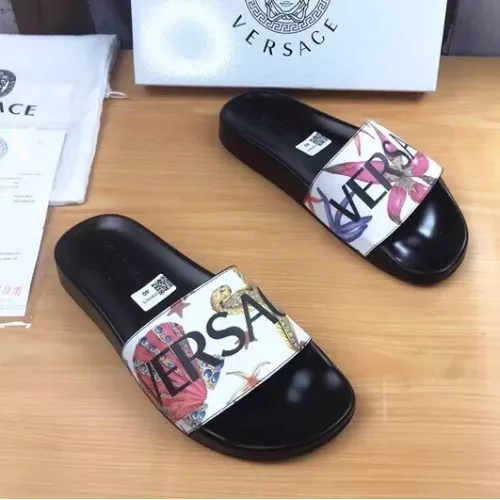 Replica Versace Slippers For Men #1311140 $45.00 USD for Wholesale