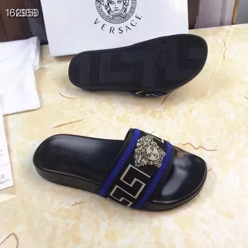 Replica Versace Slippers For Men #1311152 $45.00 USD for Wholesale