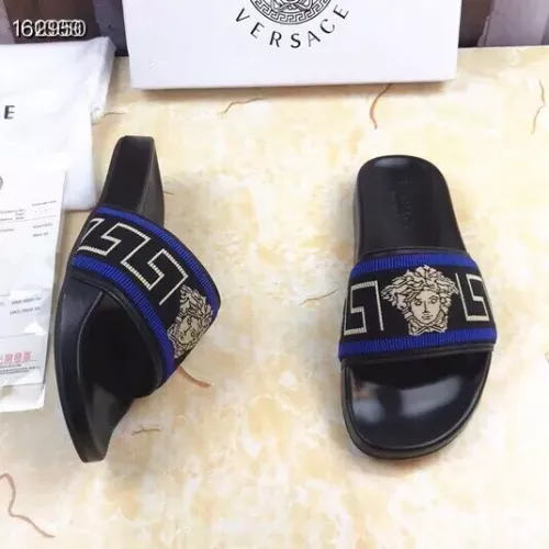 Replica Versace Slippers For Men #1311152 $45.00 USD for Wholesale