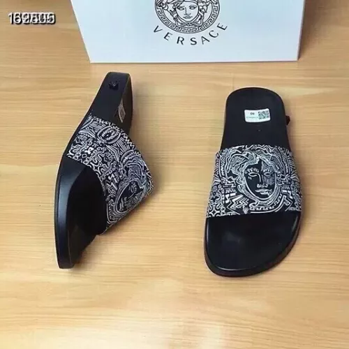 Replica Versace Slippers For Men #1311168 $45.00 USD for Wholesale