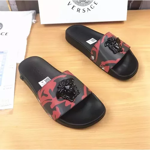 Replica Versace Slippers For Men #1311172 $45.00 USD for Wholesale