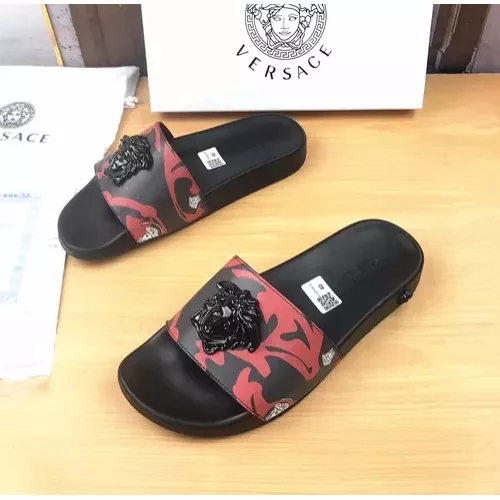 Replica Versace Slippers For Men #1311172 $45.00 USD for Wholesale