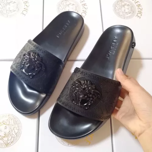 Replica Versace Slippers For Men #1311176 $45.00 USD for Wholesale