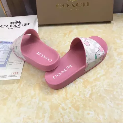 Replica Coach Slippers For Women #1311186 $45.00 USD for Wholesale