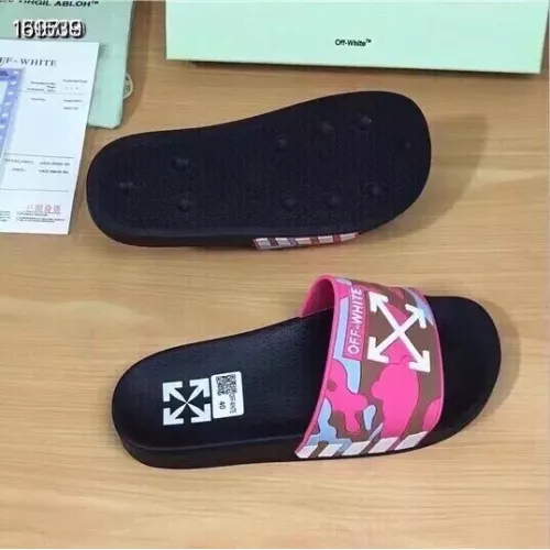 Replica Off-White Slippers For Women #1311187 $45.00 USD for Wholesale