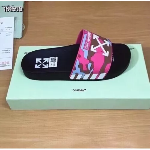 Replica Off-White Slippers For Women #1311187 $45.00 USD for Wholesale