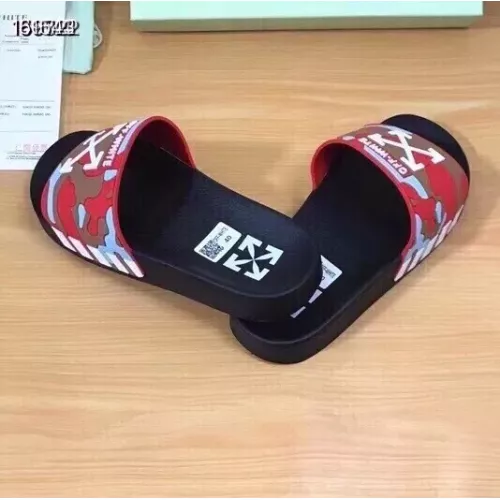 Replica Off-White Slippers For Women #1311189 $45.00 USD for Wholesale