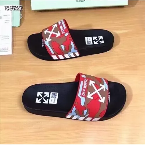 Replica Off-White Slippers For Men #1311190 $45.00 USD for Wholesale