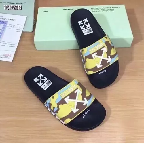 Replica Off-White Slippers For Women #1311192 $45.00 USD for Wholesale