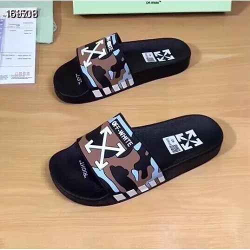 Replica Off-White Slippers For Women #1311194 $45.00 USD for Wholesale