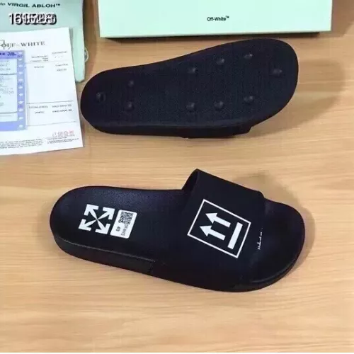 Replica Off-White Slippers For Women #1311198 $45.00 USD for Wholesale