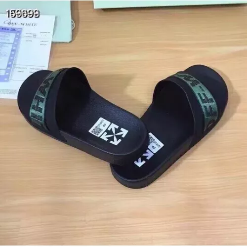 Replica Off-White Slippers For Women #1311204 $45.00 USD for Wholesale