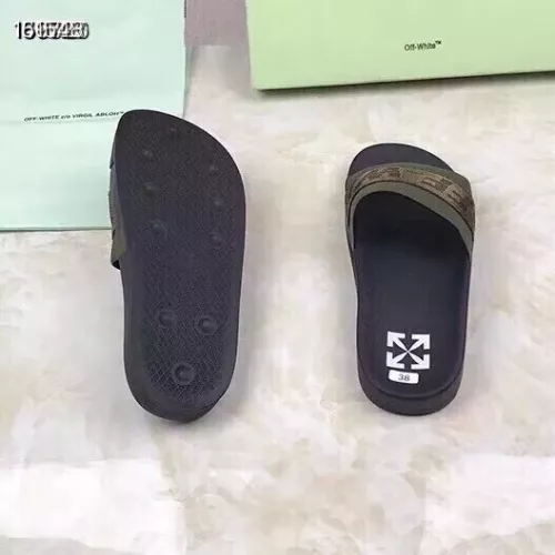 Replica Off-White Slippers For Women #1311208 $45.00 USD for Wholesale