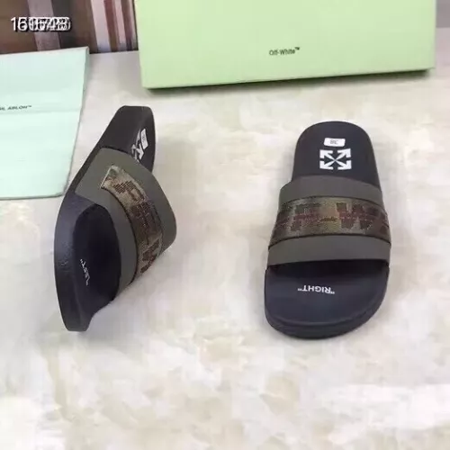 Replica Off-White Slippers For Women #1311208 $45.00 USD for Wholesale