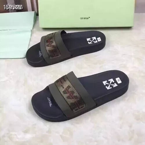 Replica Off-White Slippers For Women #1311208 $45.00 USD for Wholesale