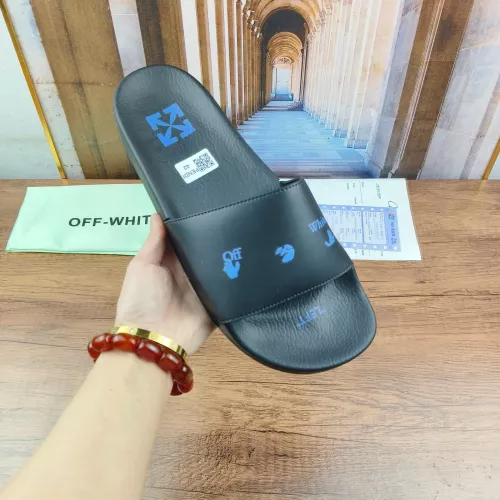 Replica Off-White Slippers For Men #1311213 $45.00 USD for Wholesale