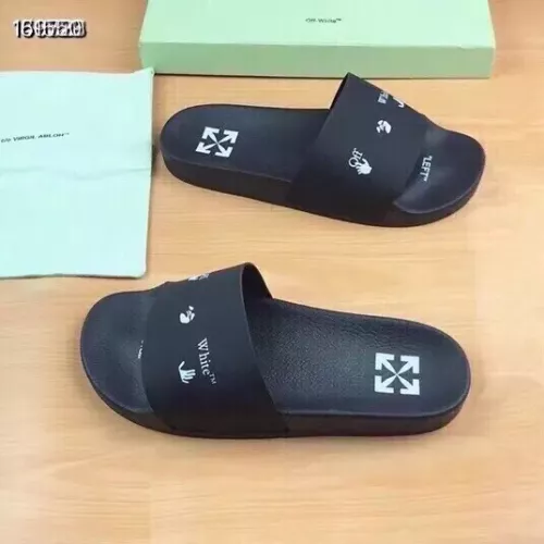 Replica Off-White Slippers For Men #1311215 $45.00 USD for Wholesale