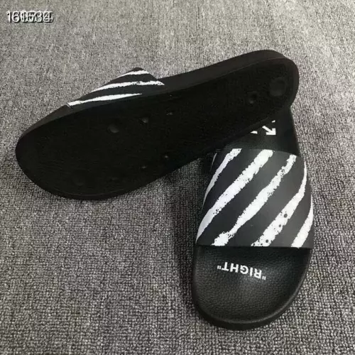 Replica Off-White Slippers For Men #1311222 $45.00 USD for Wholesale