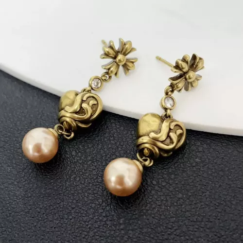 Replica Chrome Hearts Earrings For Women #1311470 $42.00 USD for Wholesale