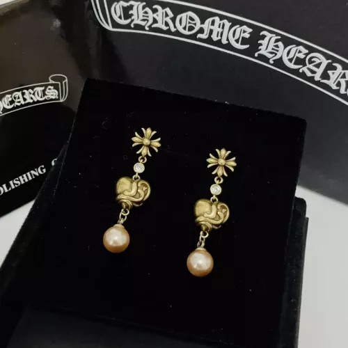 Replica Chrome Hearts Earrings For Women #1311470 $42.00 USD for Wholesale