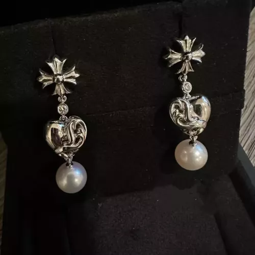 Replica Chrome Hearts Earrings For Women #1311877 $42.00 USD for Wholesale