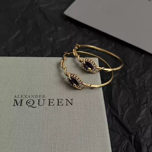 Replica Alexander McQueen Earrings For Women #1311919 $40.00 USD for Wholesale