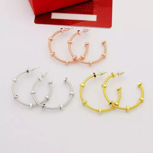 Replica Cartier Earrings For Women #1312114 $27.00 USD for Wholesale