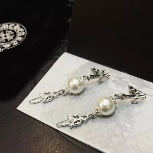 Replica Chrome Hearts Earrings For Women #1312287 $39.00 USD for Wholesale