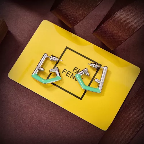Replica Fendi Earrings For Women #1312499 $27.00 USD for Wholesale