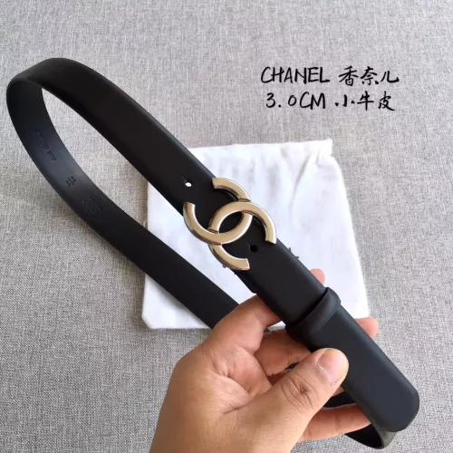 Replica Chanel AAA Quality Belts In 3.0cm For Women #1313061 $56.00 USD for Wholesale
