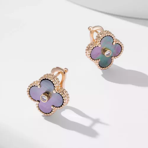 Replica Van Cleef & Arpels Earrings For Women #1313119 $60.00 USD for Wholesale