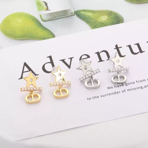 Replica Christian Dior Earrings For Women #1313220 $36.00 USD for Wholesale
