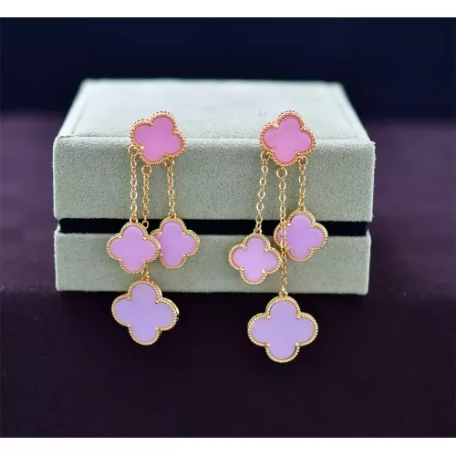Van Cleef &amp; Arpels Earrings For Women #1313565 $23.00 USD, Wholesale Replica Van Cleef &amp; Arpels Earrings