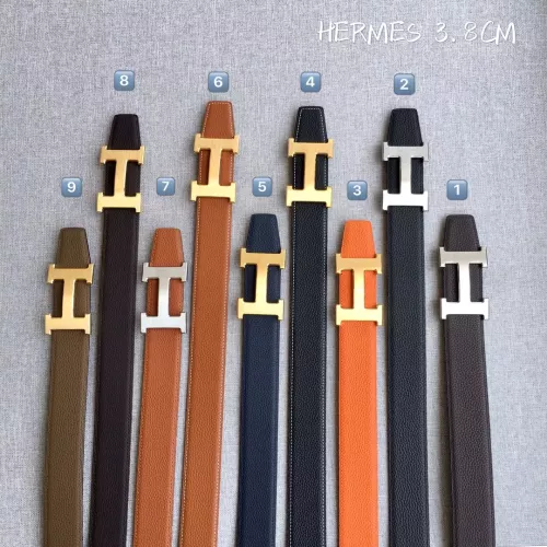 Replica Hermes AAA Quality Belts In 3.8cm For Men #1313894 $48.00 USD for Wholesale