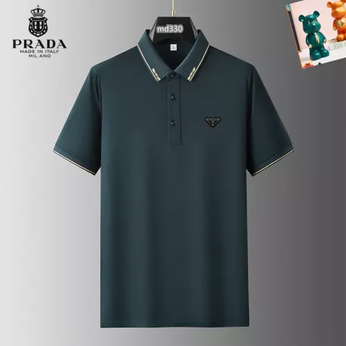 Prada T-Shirts Short Sleeved For Men #1314328
