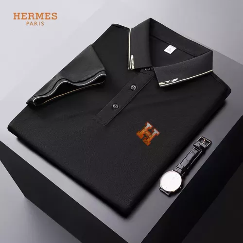 Replica Hermes T-Shirts Short Sleeved For Men #1314343 $34.00 USD for Wholesale