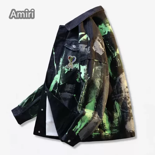 Replica Amiri Jackets Long Sleeved For Men #1314581 $60.00 USD for Wholesale