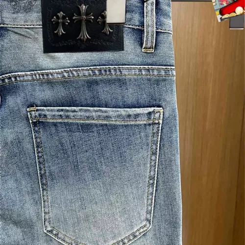 Replica Chrome Hearts Jeans For Men #1314662 $48.00 USD for Wholesale