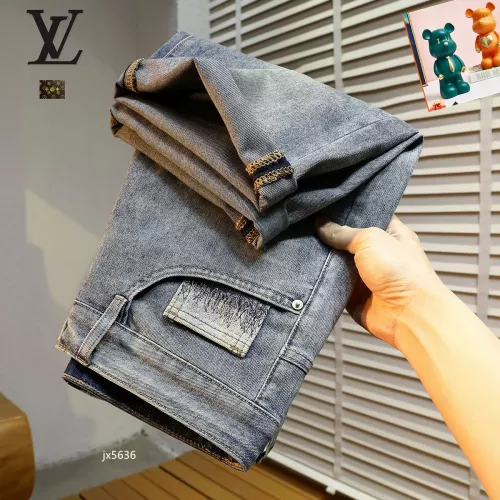 Replica Louis Vuitton LV Jeans For Men #1314708 $40.00 USD for Wholesale