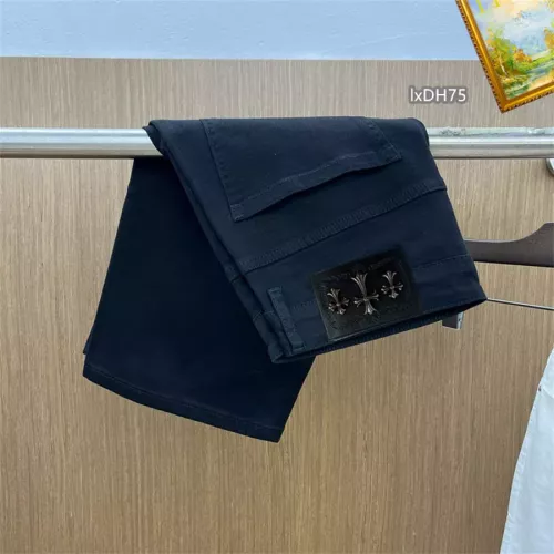 Replica Chrome Hearts Jeans For Men #1314776 $40.00 USD for Wholesale