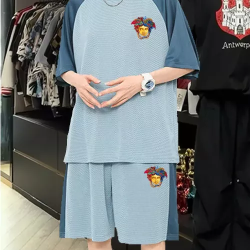 Versace Tracksuits Short Sleeved For Men #1314877 $80.00 USD, Wholesale Replica Versace Tracksuits