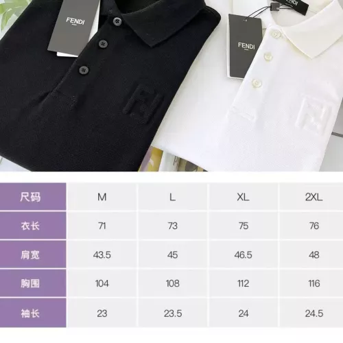 Replica Fendi T-Shirts Short Sleeved For Men #1315090 $42.00 USD for Wholesale