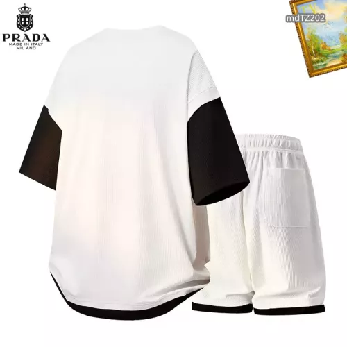 Replica Prada Tracksuits Short Sleeved For Men #1315430 $48.00 USD for Wholesale